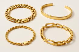 men's gold bracelets
